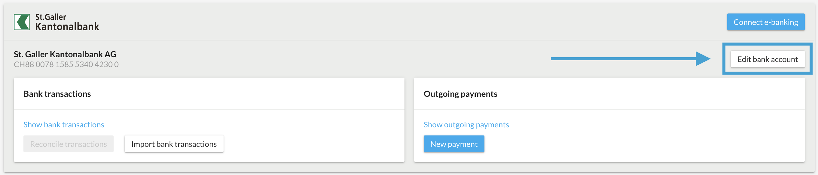 Delete cash/bank account