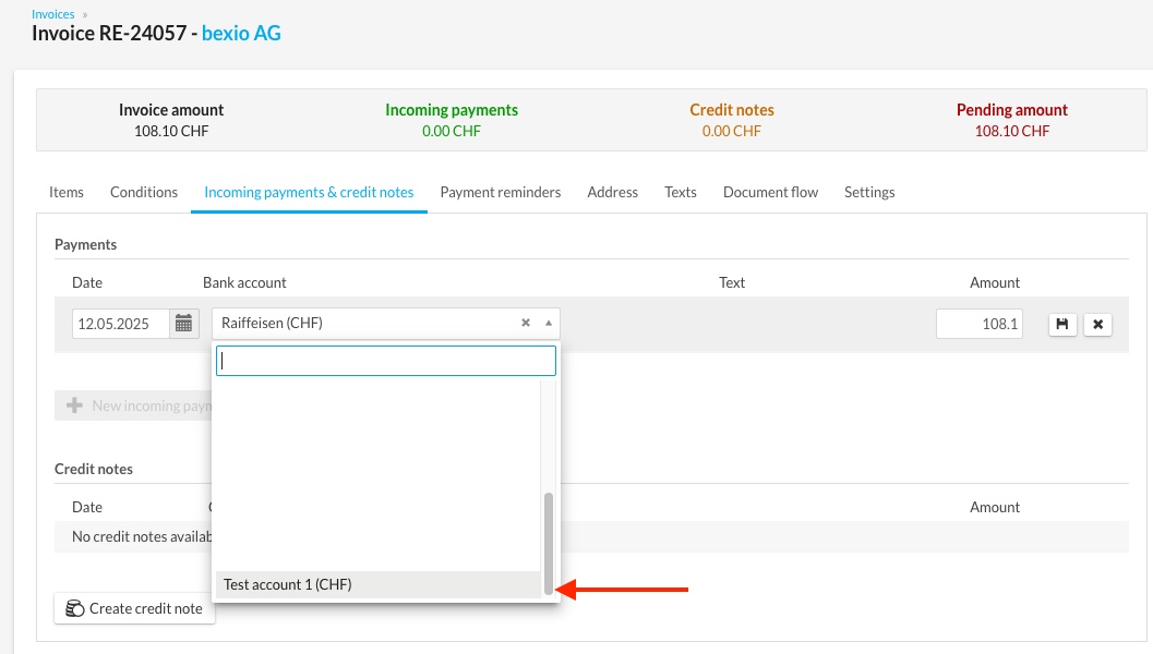 How to create a transfer account?